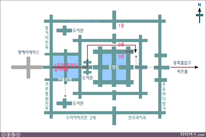 앙코르 와트 중앙성소 지도