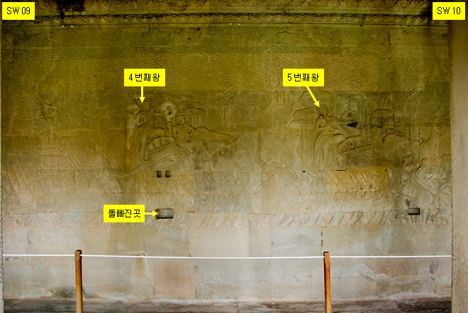 앙코르 와트, 수리야 바르만 2세 회랑, 10번째 기둥