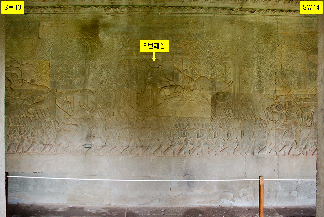 앙코르 와트, 수리야 바르만 2세 회랑, 14번째 기둥
