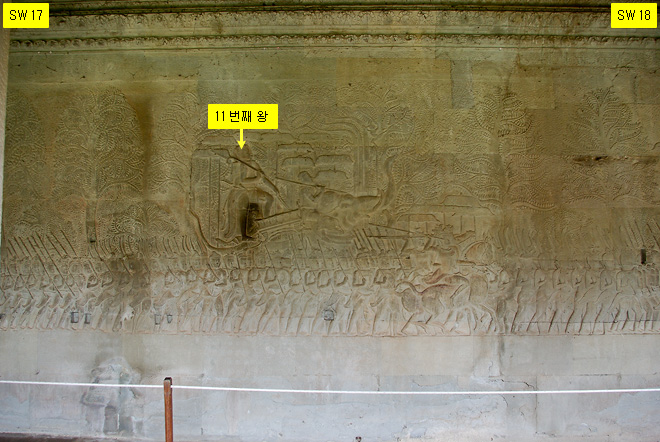앙코르 와트, 수리야 바르만 2세 회랑, 18번째 기둥