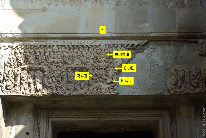 앙코르 와트 중앙출입구 천지 창조