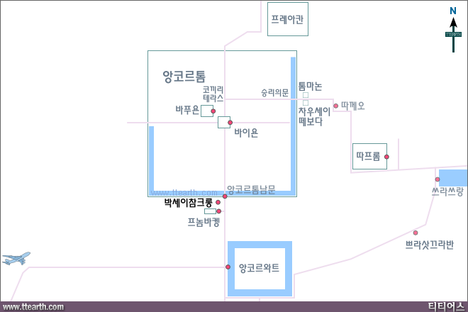 앙코르 톰 지도