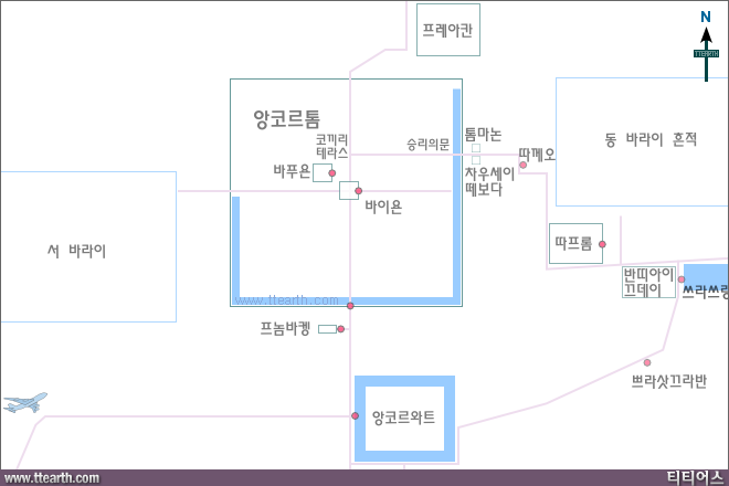 쓰라 쓰랑 지도