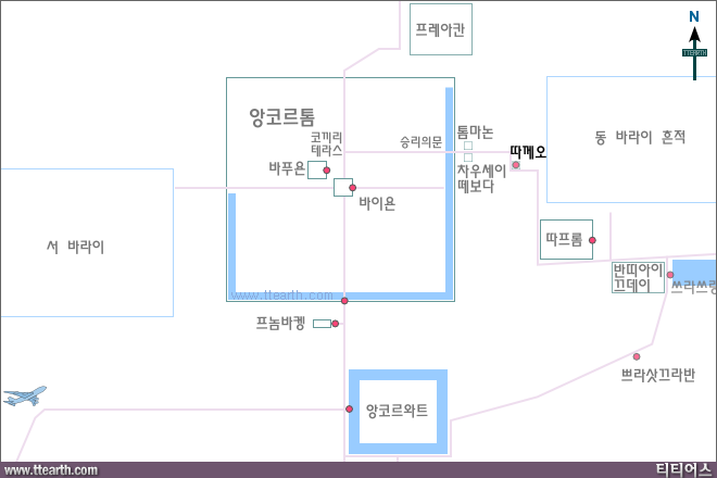 따 께오 지도