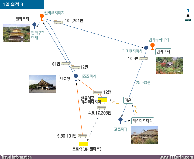 쿄토 관광 일정