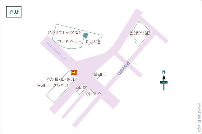 긴자 지도, 유라쿠쵸 지도
