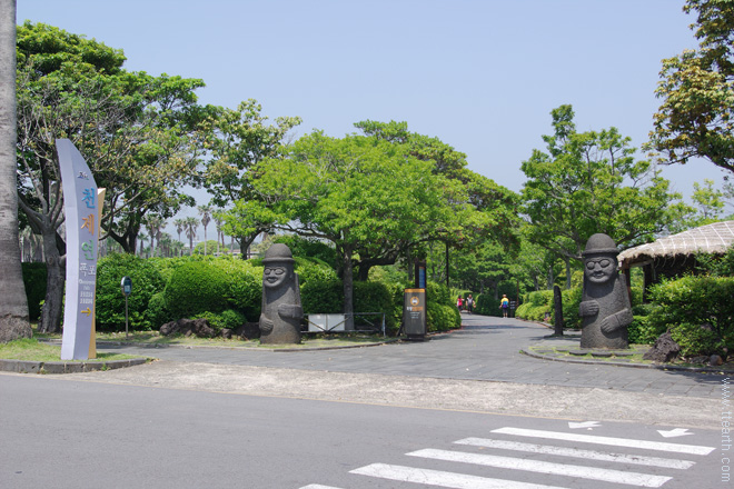 제주 천제연 폭포