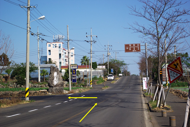 제주 약천사 가는 길