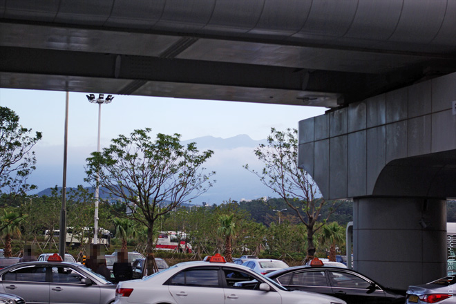 제주 공항, 한라산