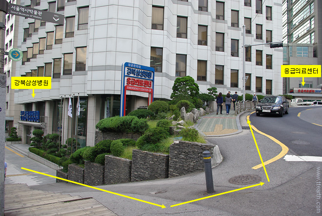 돈의문 터, 강북 삼성 병원, 응급 의료 센터