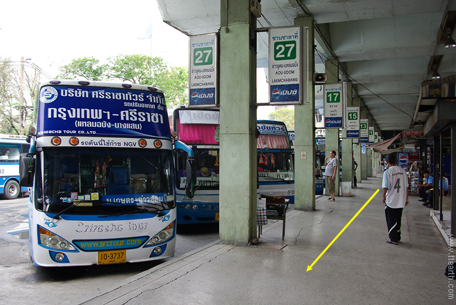 동부 버스 터미널, 버스 타는 곳