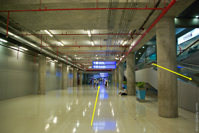 방콕 공항, 지하 1층