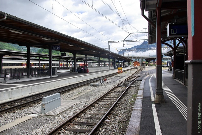 스위스역 플랫폼